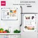 Доска магнитно-маркерная Deli 450, 45*60см, алюминиевая рама, пластик углы, Стандарт, верхнее крепление 2883489 фото 6