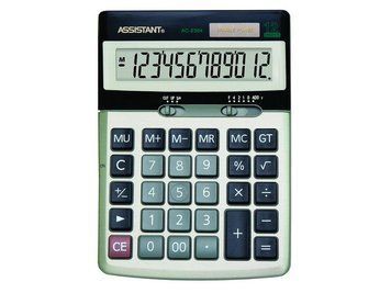 Калькулятор бухгалтерский Assistant АС-2304 серебряный 12 разряд, 170х123х33, металл корп, пласт кн. 2842889 фото