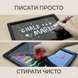 Меловой маркер Chalk Marker 3-6 мм двусторонний стираемый Белый 2905689 фото 7