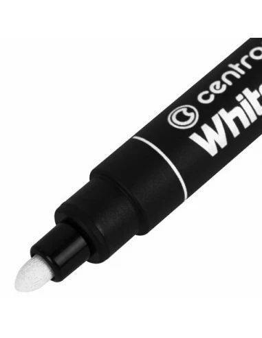 Маркер перманентний водостійкий Centropen 8586/11 білий, 2,5 мм Permanent White (для чорних табличок) 2867297 фото