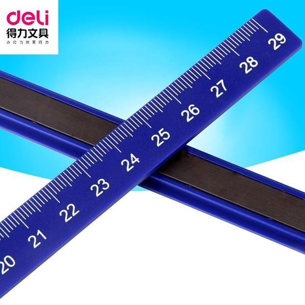 Линейка магнитная Deli 7860Е, 30 см, 2 штуки 2839558 фото